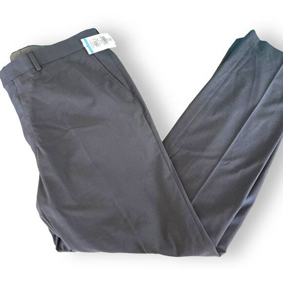 Perry Ellis Portfolio Modern Fit Dress Suit Pants | 38 x 34 Grey NEW - Picture 3 of 10